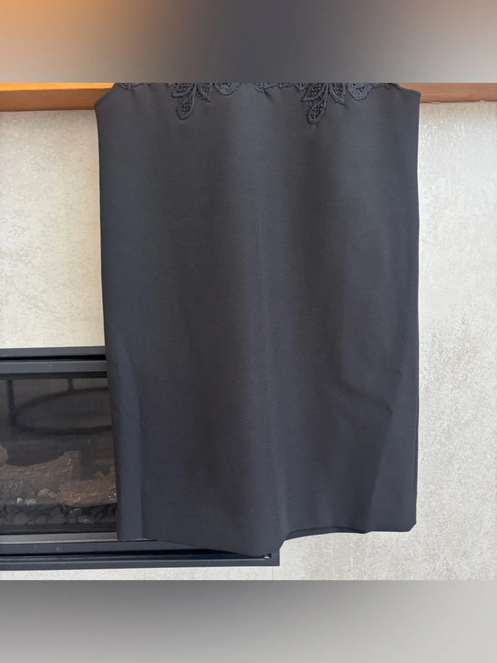 NWT Kate Spade Ribbon Lace Applique Crepe Dress, Size‎ 12